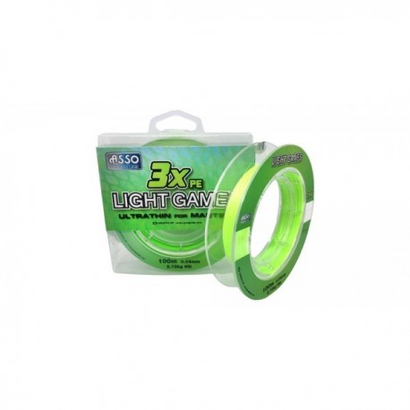 Tresse ASSO PE 3X LIGHT GAMES