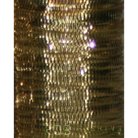 Tinsel plat martelé doré