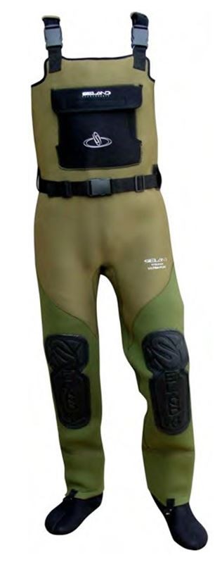 FortMen Waders Néoprène 5mm Pantalons De Pêche Avec Bottes EVA Taille 41-47 - Camouflage