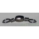 Emerillons baril en acier inox noir