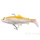 3D TROUT RATTLE SHAD SAVAGE GEAR 17 cm Golden Albino Rainbow