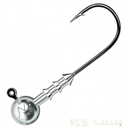 Tête plombée ronde Mustad Big Game hameçon 12/0