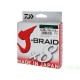 Tresse Daiwa J-BraidX8 150m dark green