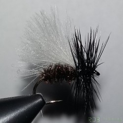 Mouche sèche RDB Black 'n' white midge