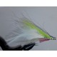 Streamer a brochet RDB Lefty's deceiver chartreuse et blanc