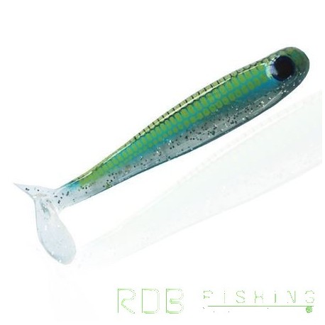 Bad Shad AMS Fishing 4'' (10cm) coloris 11 Bleu Pailletté