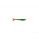 Finslow AMS Fishing 2.8" (7cm) coloris 06 vert queue rouge