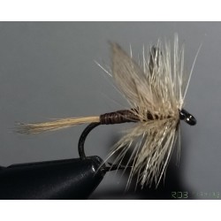 Mouche sèche RDB Ginger quill avec ailes