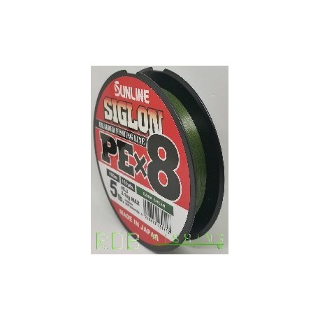 Sunline SIGLON PE X8 Dark Green 150 m