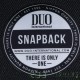 Casquette DUO Snapback GRIS CHINE NOIR