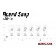 Agrafes Round Snap SN-1 Decoy tableau des tailles