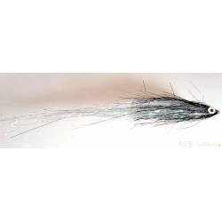 Pike Flash tube Black Head / Pearl Silver mix