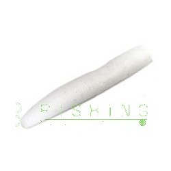 Trabucco Slurp Fat Worm White Glitter