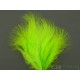 Grandes plumes de marabout RDB Fishing Fluo chartreuse
