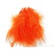 Grandes plumes de marabout RDB Fishing Fluo fire orange