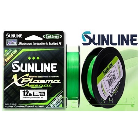 Tresse Sunline XPlasma Asegai LT Green - RDB Fishing